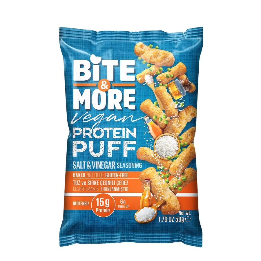 Bite&More Protein Chips 50g Salt&Vinegar